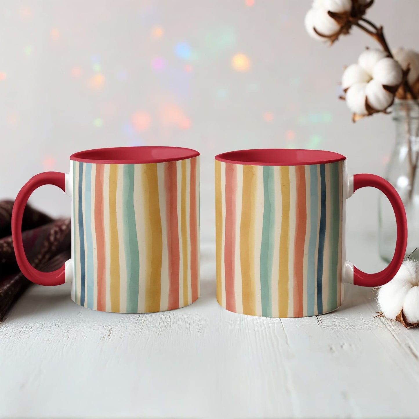 Striped Colorful mugs