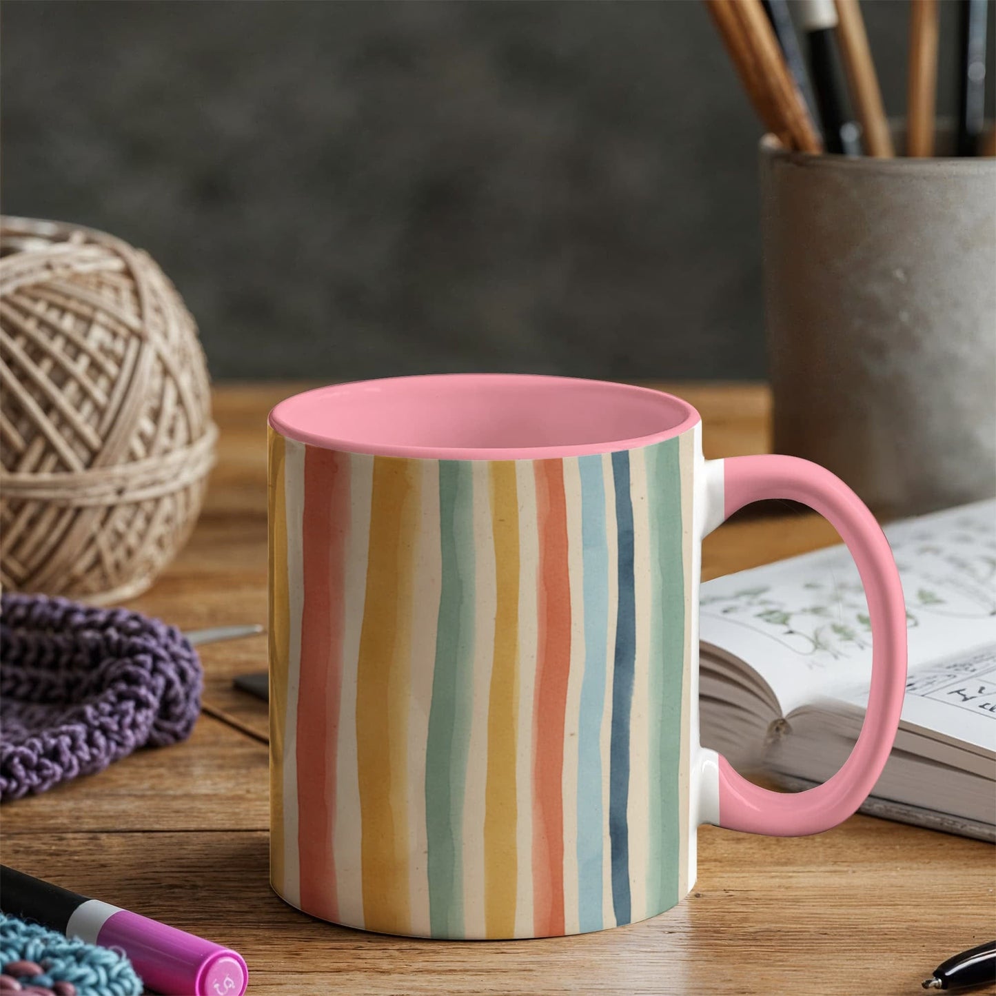 Striped Colorful mugs
