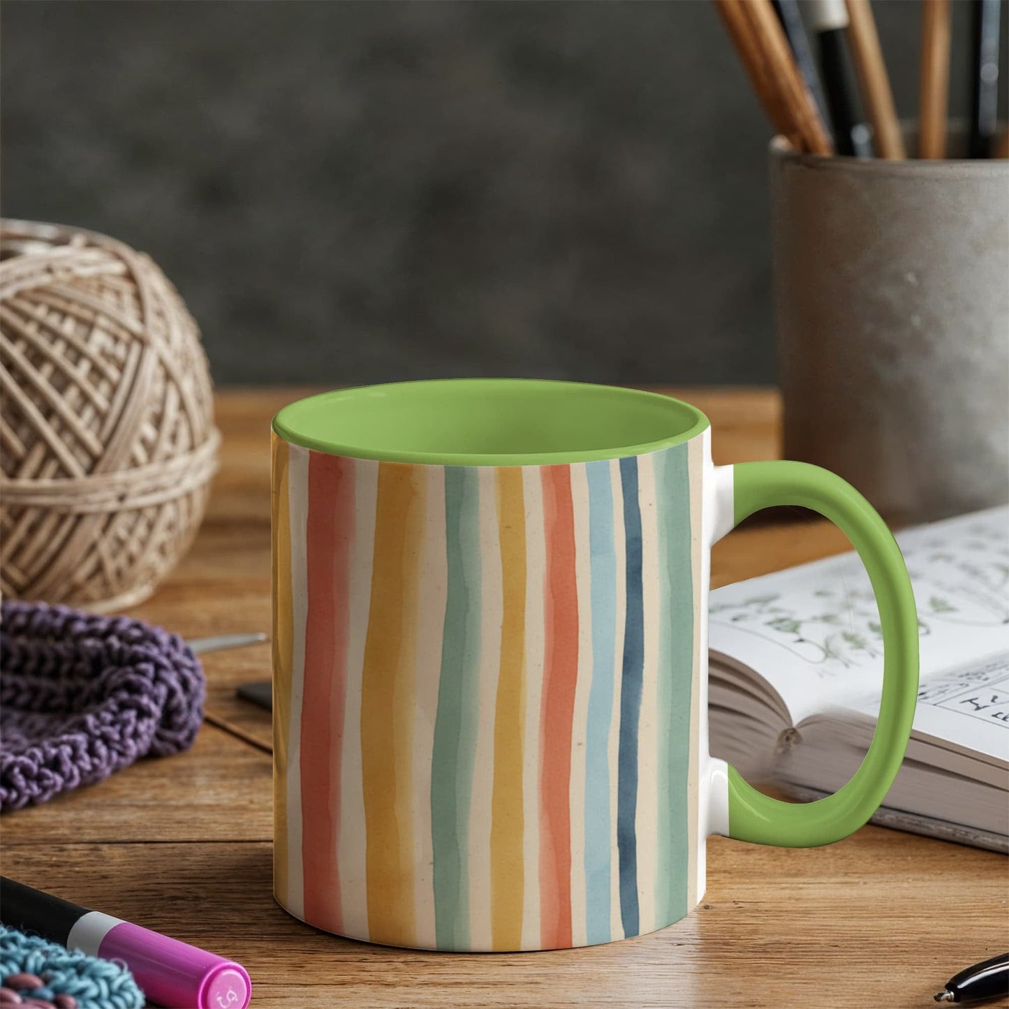 Striped Colorful mugs