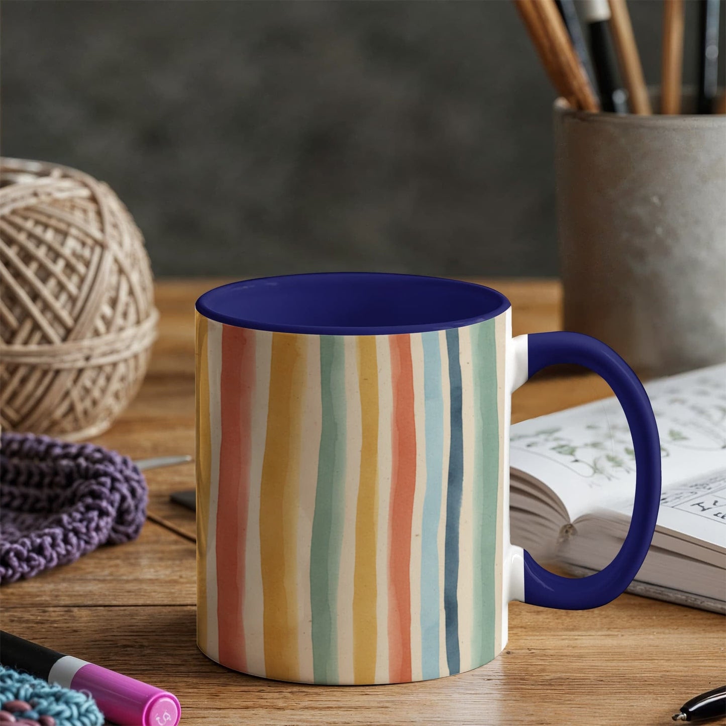 Striped Colorful mugs