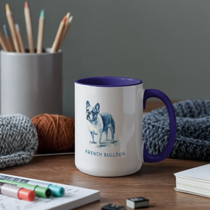 French Bulldog Colorful Mug