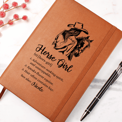 Personalized Horse Lover Journal Gift
