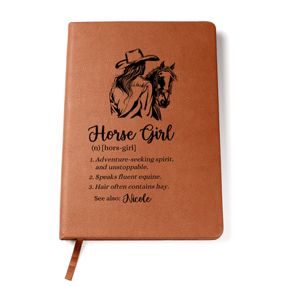 Personalized Horse Lover Journal Gift