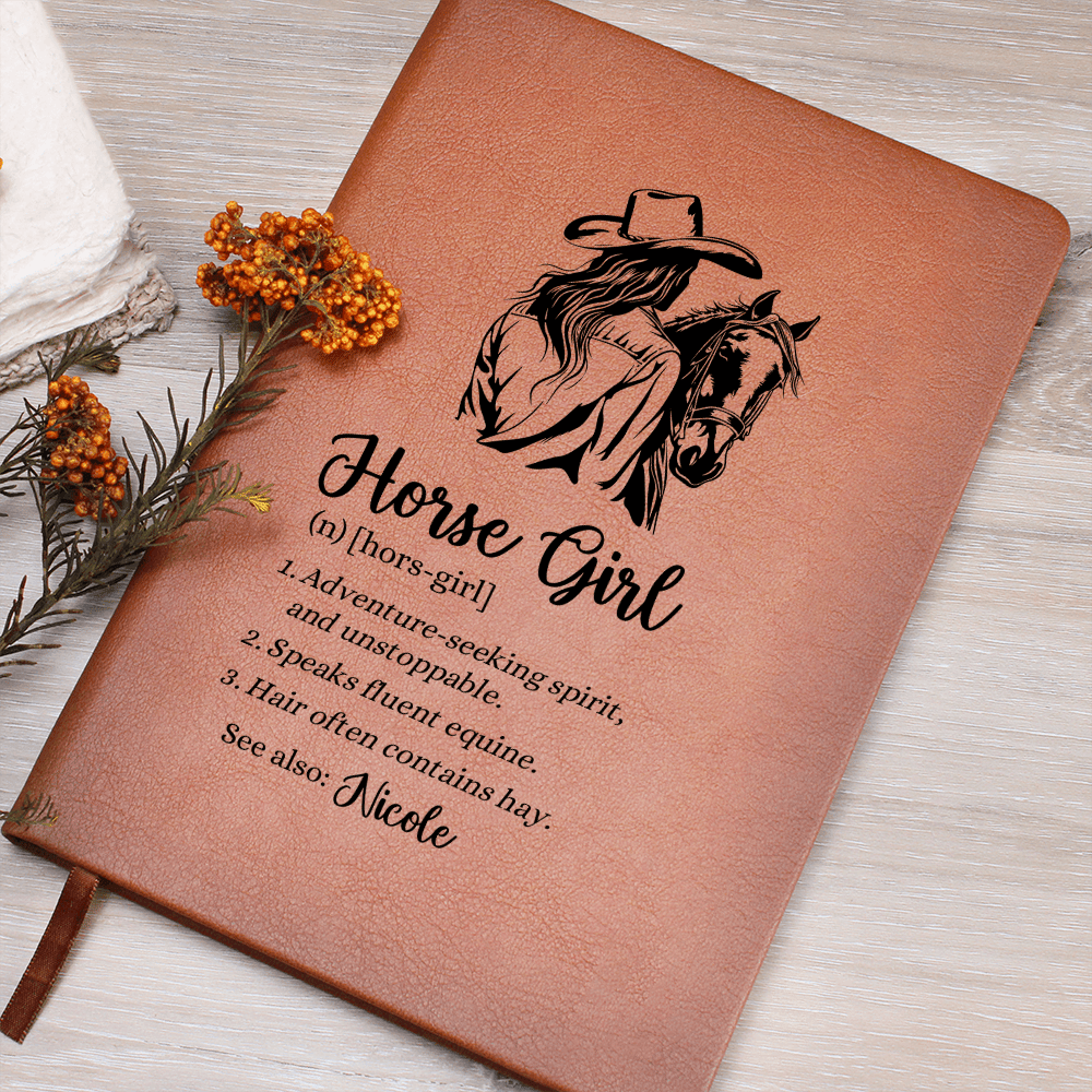 Personalized Horse Lover Journal Gift