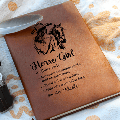 Personalized Horse Lover Journal Gift