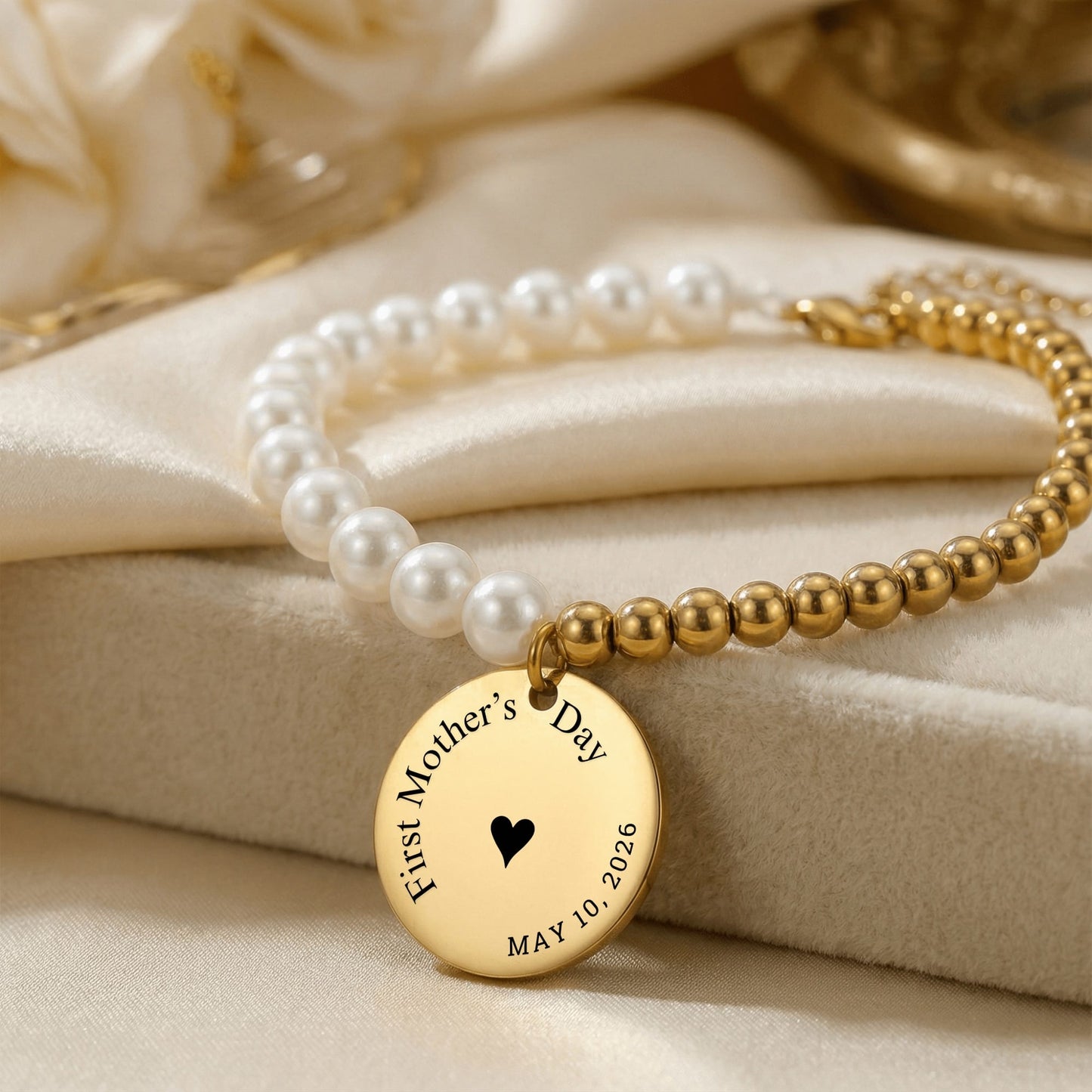 ownprint bracelet  Mother of Pearl