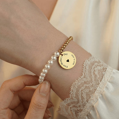 ownprint bracelet  Mother of Pearl