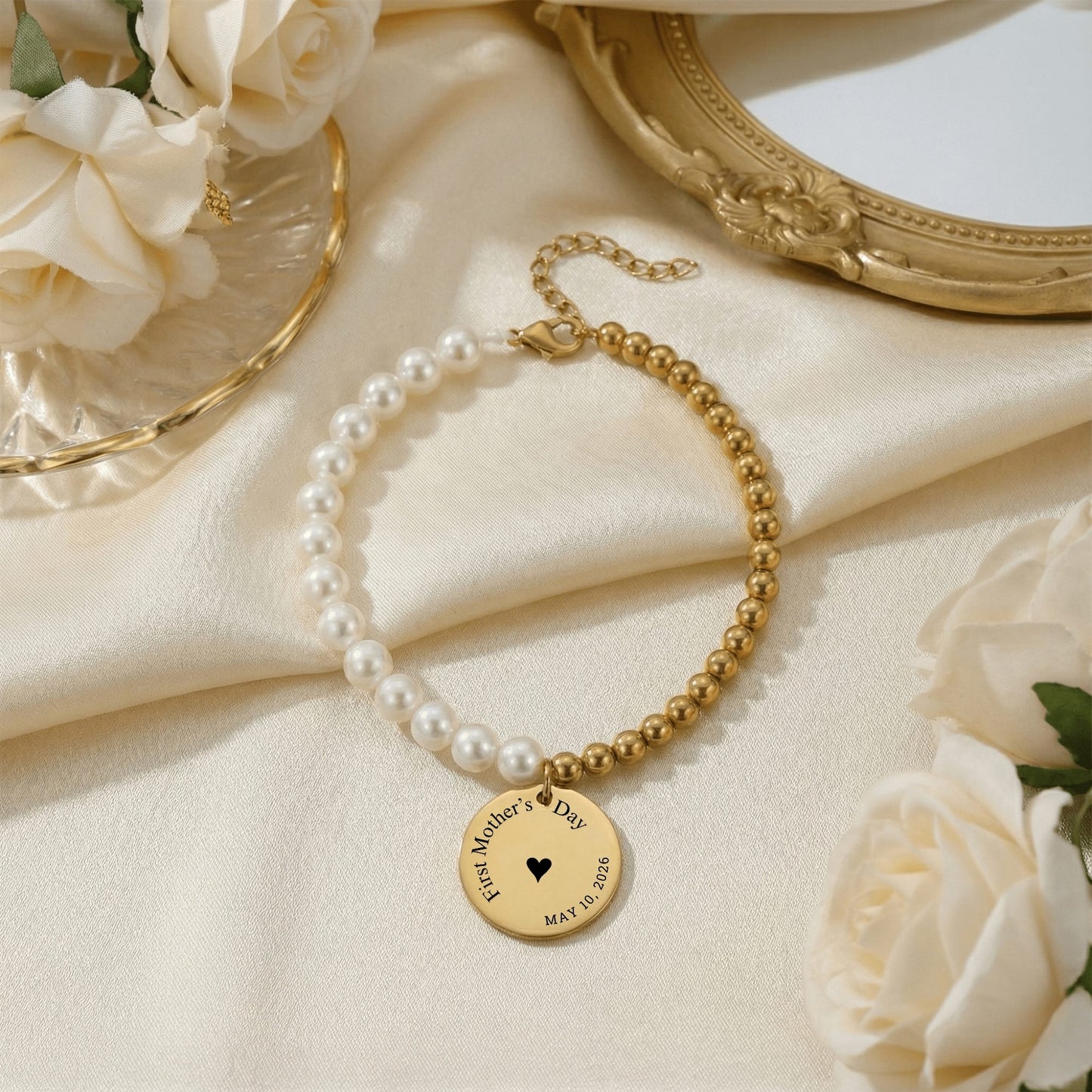 ownprint bracelet  Mother of Pearl