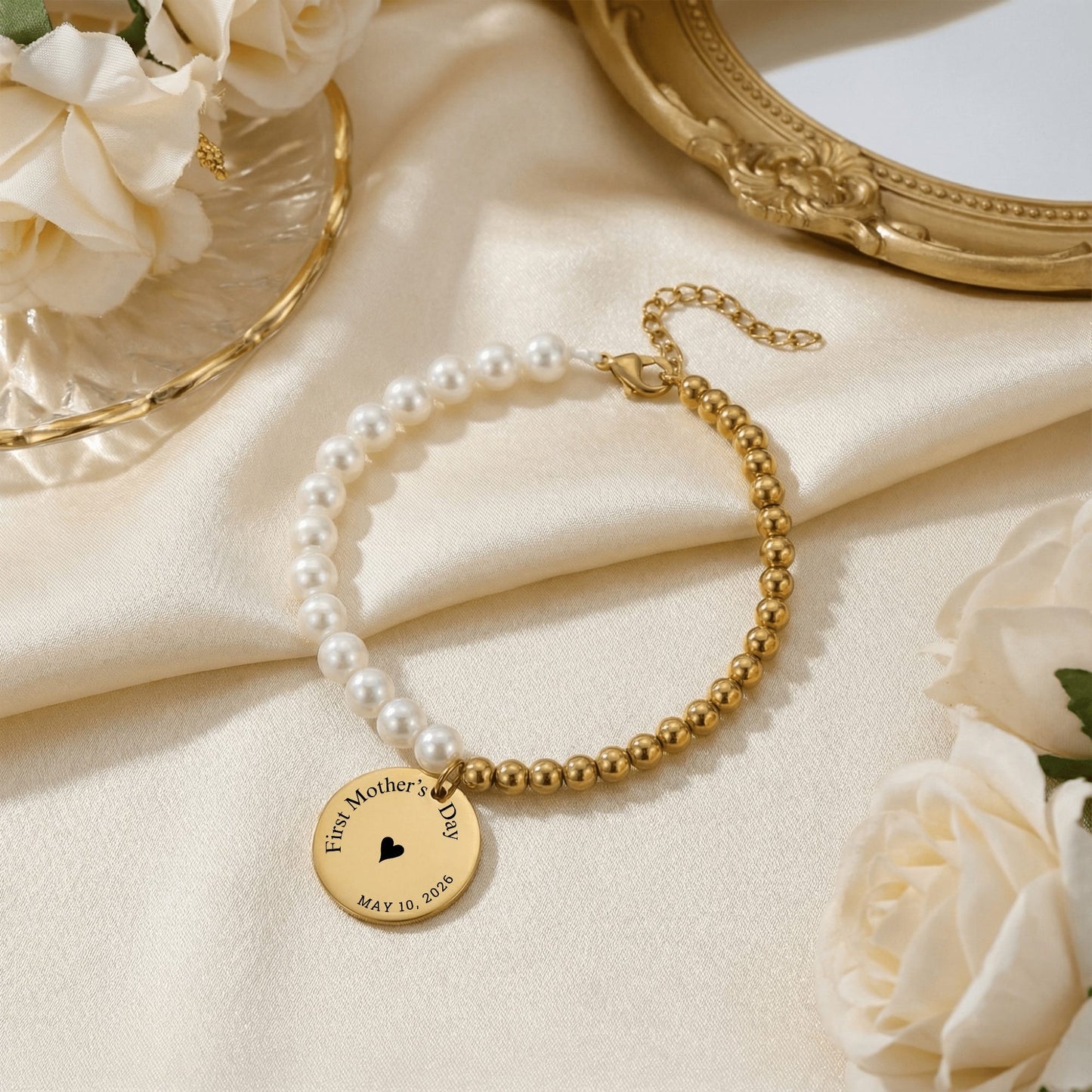 ownprint bracelet  Mother of Pearl