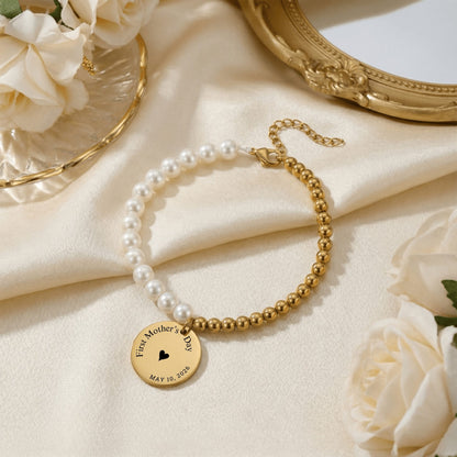 ownprint bracelet  Mother of Pearl