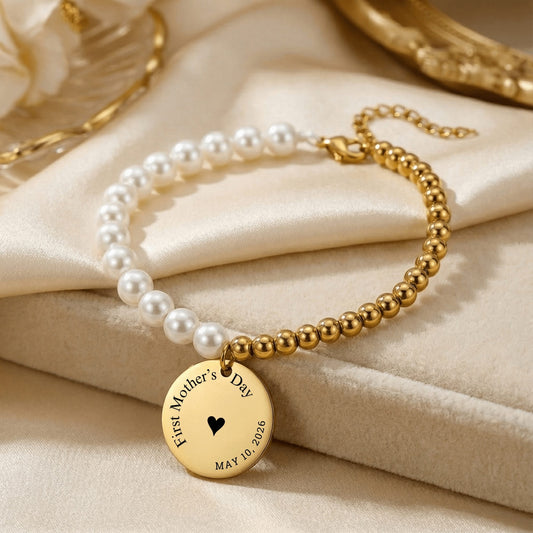 ownprint bracelet  Mother of Pearl