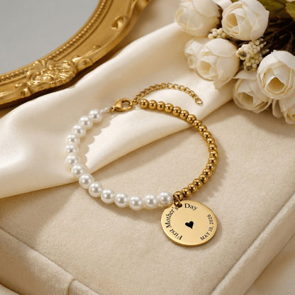 ownprint bracelet  Mother of Pearl