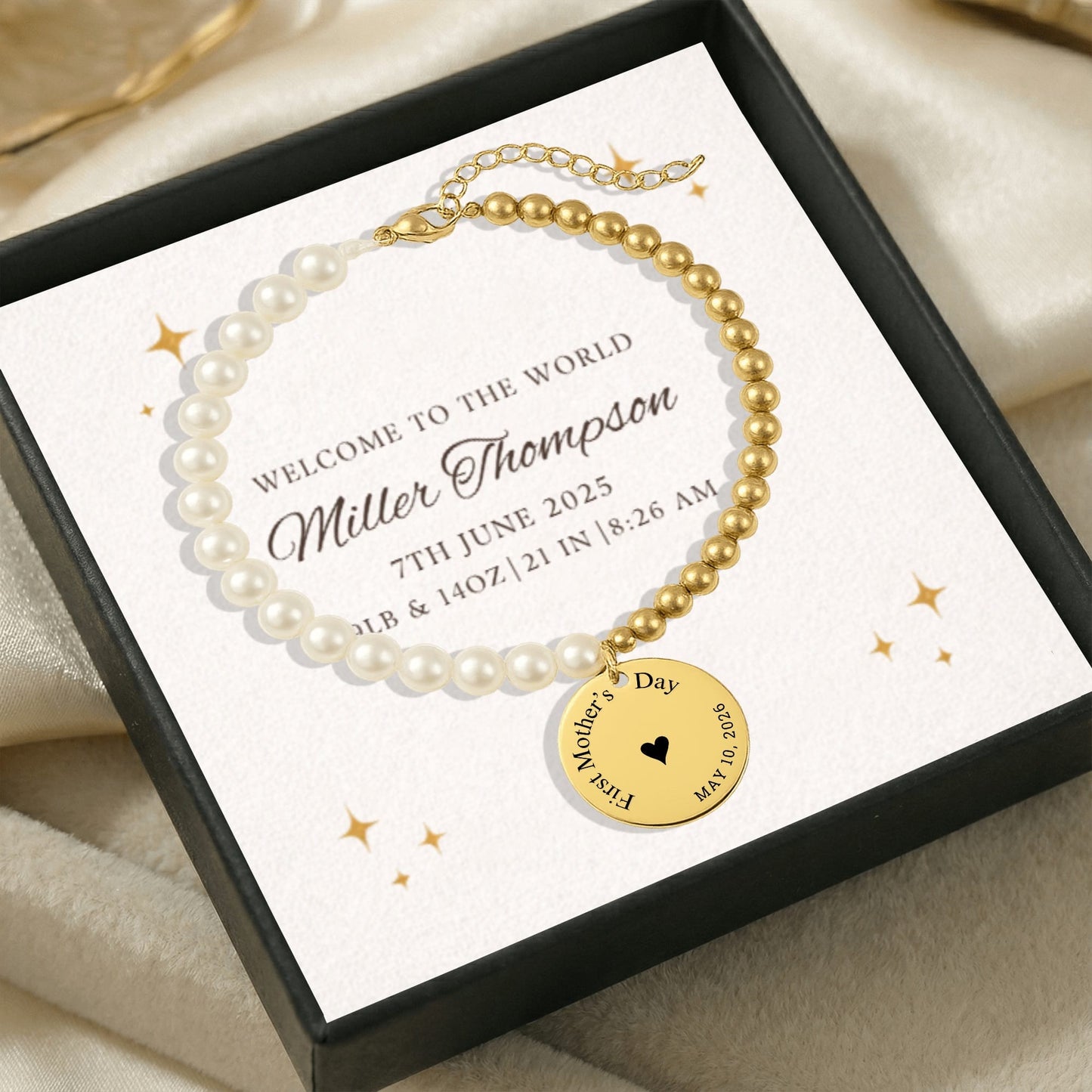ownprint bracelet  Mother of Pearl