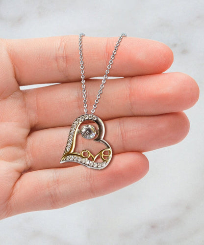 Fiancee gift, girlfriend heart necklace, mother gift, gift from husband, girlfriend birthday gift, gift for her