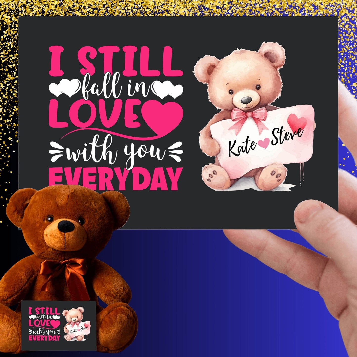 Personalized Teddy Bear I Still Fall in Love