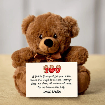 Personalized I Love You Teddy Bear