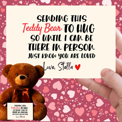 Sending This Teddy Bear To Hug Gift