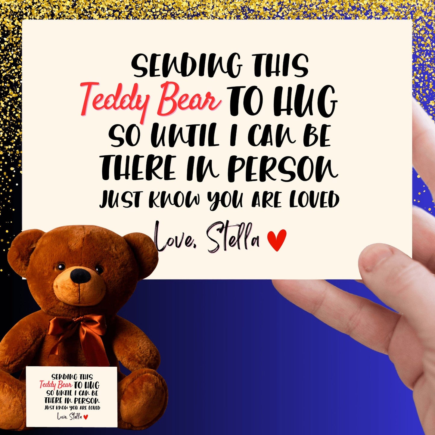 Sending This Teddy Bear To Hug Gift