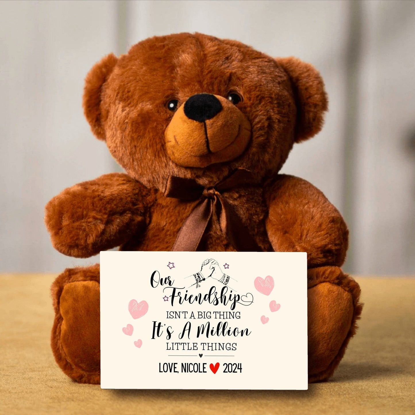 Our Friendship Teddy Bear Gift