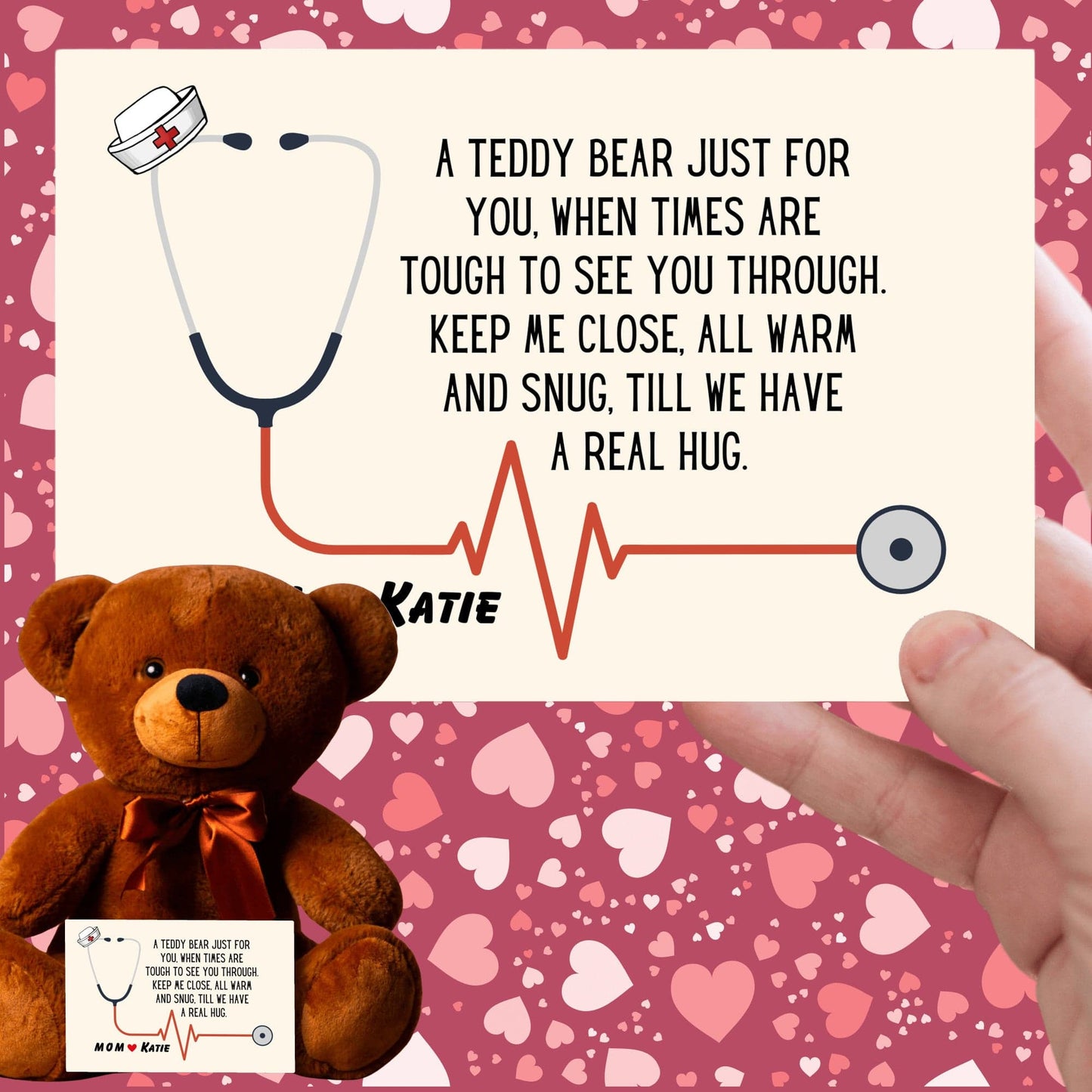 A Teddy Bear Just For You Nurse Gift