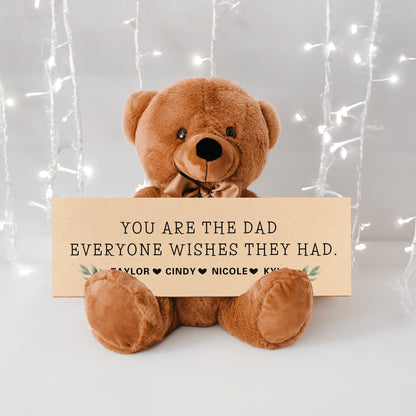 Teddy Bear Gift For Dad,  Father's Day Gift