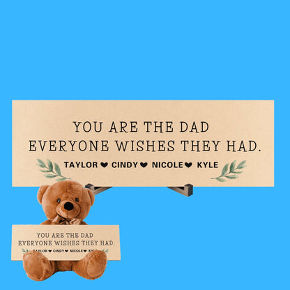 Teddy Bear Gift For Dad,  Father's Day Gift