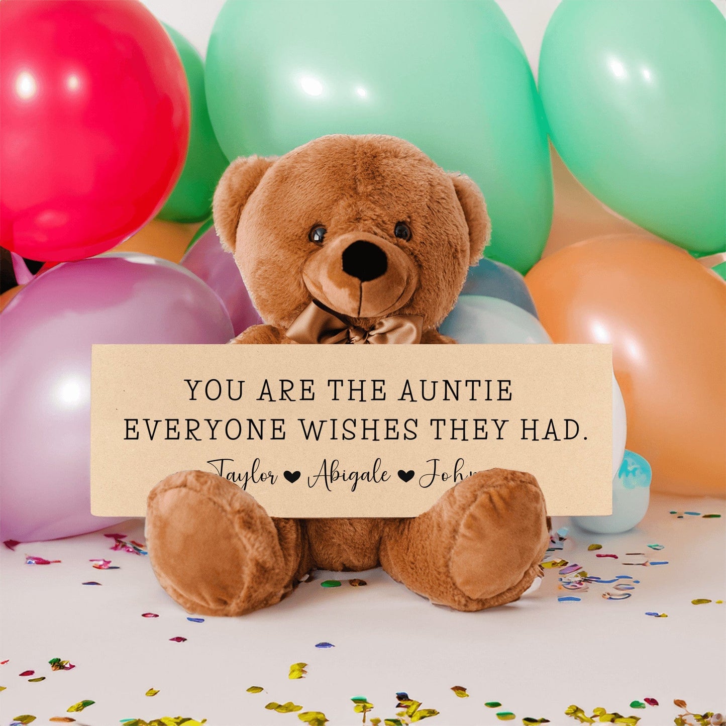 Teddy Bear For Auntie