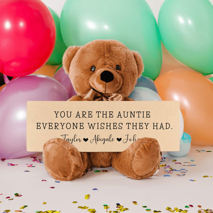 Teddy Bear For Auntie