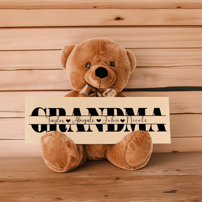 Teddy bear For Grandma