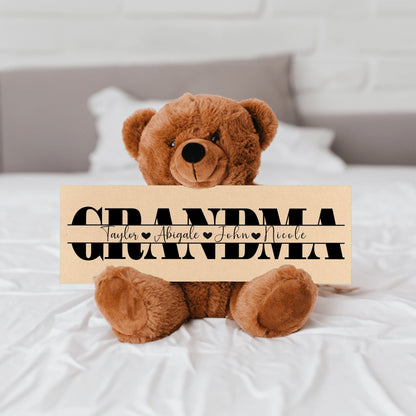 Teddy bear For Grandma