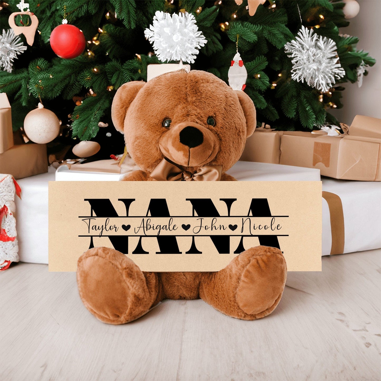 Personalized Teddy Bear Gift For Nana