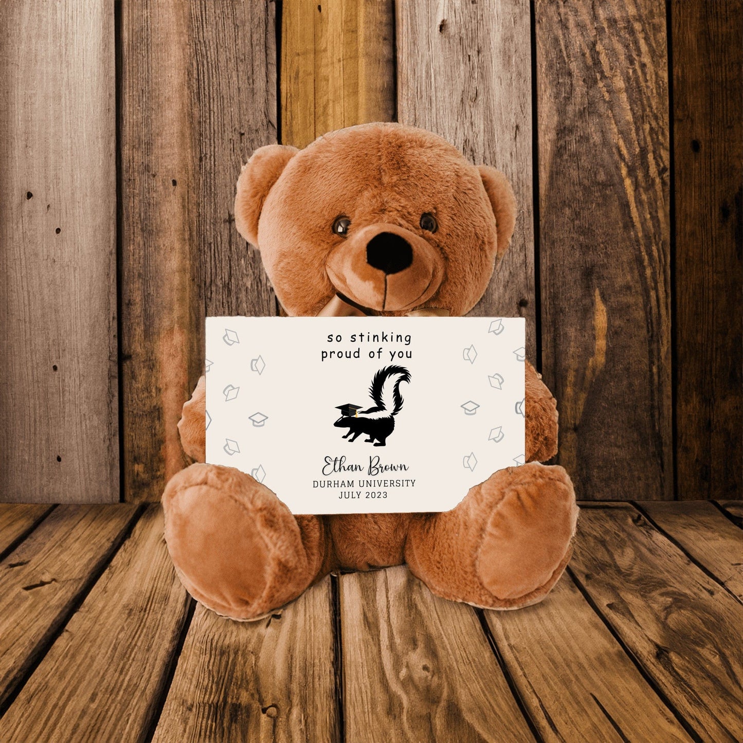 Personalized Graduation Teddy Bear Gift