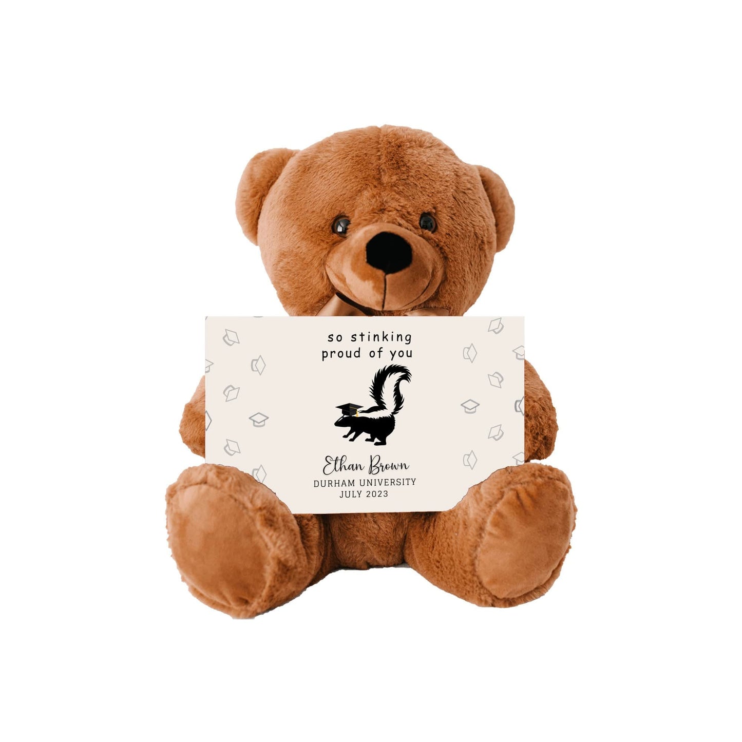 Personalized Graduation Teddy Bear Gift