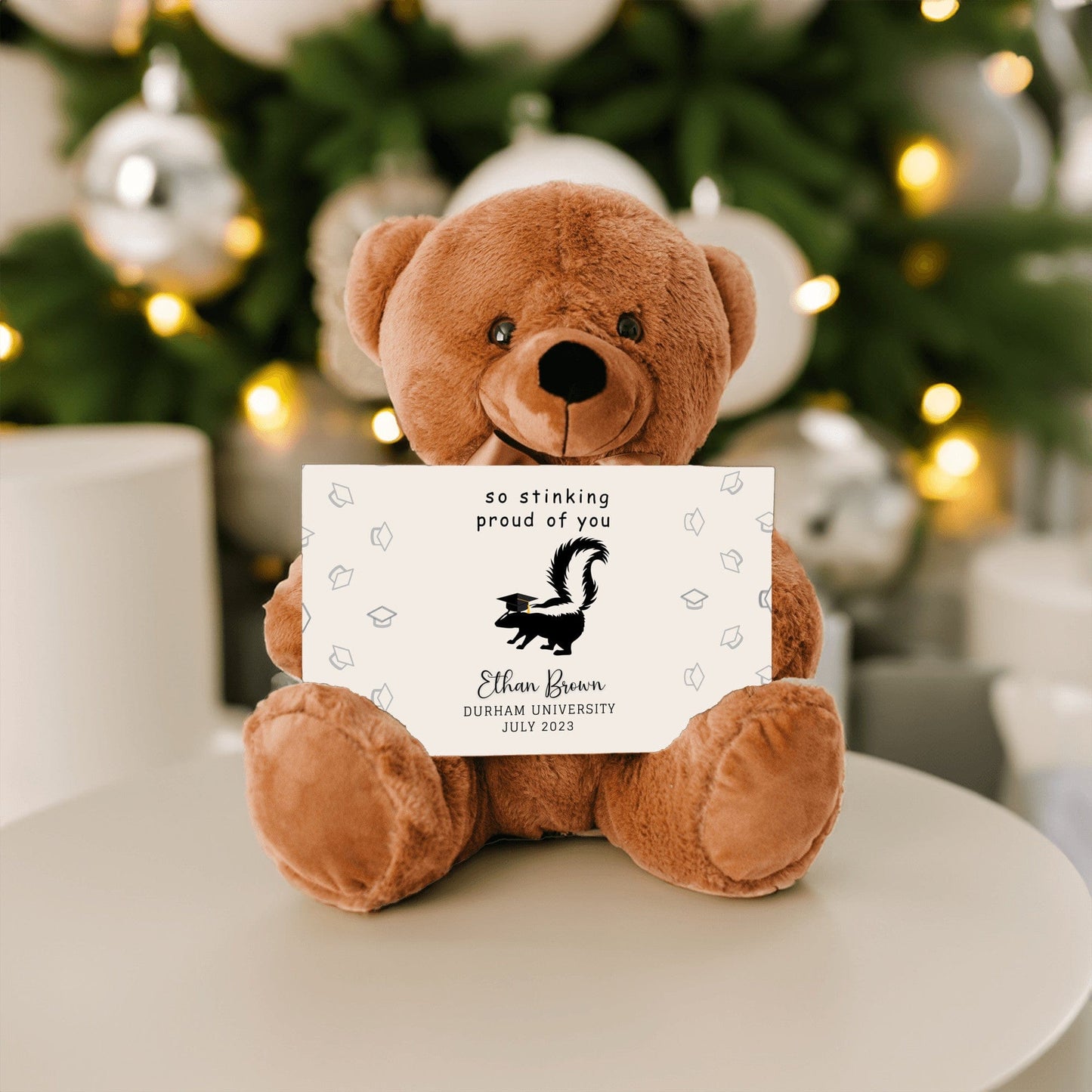 Personalized Graduation Teddy Bear Gift