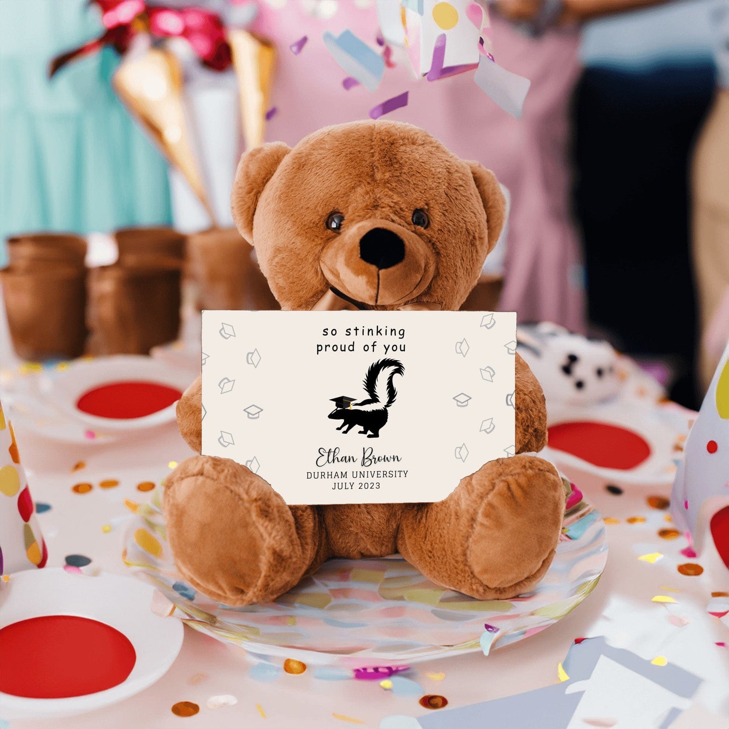 Personalized Graduation Teddy Bear Gift