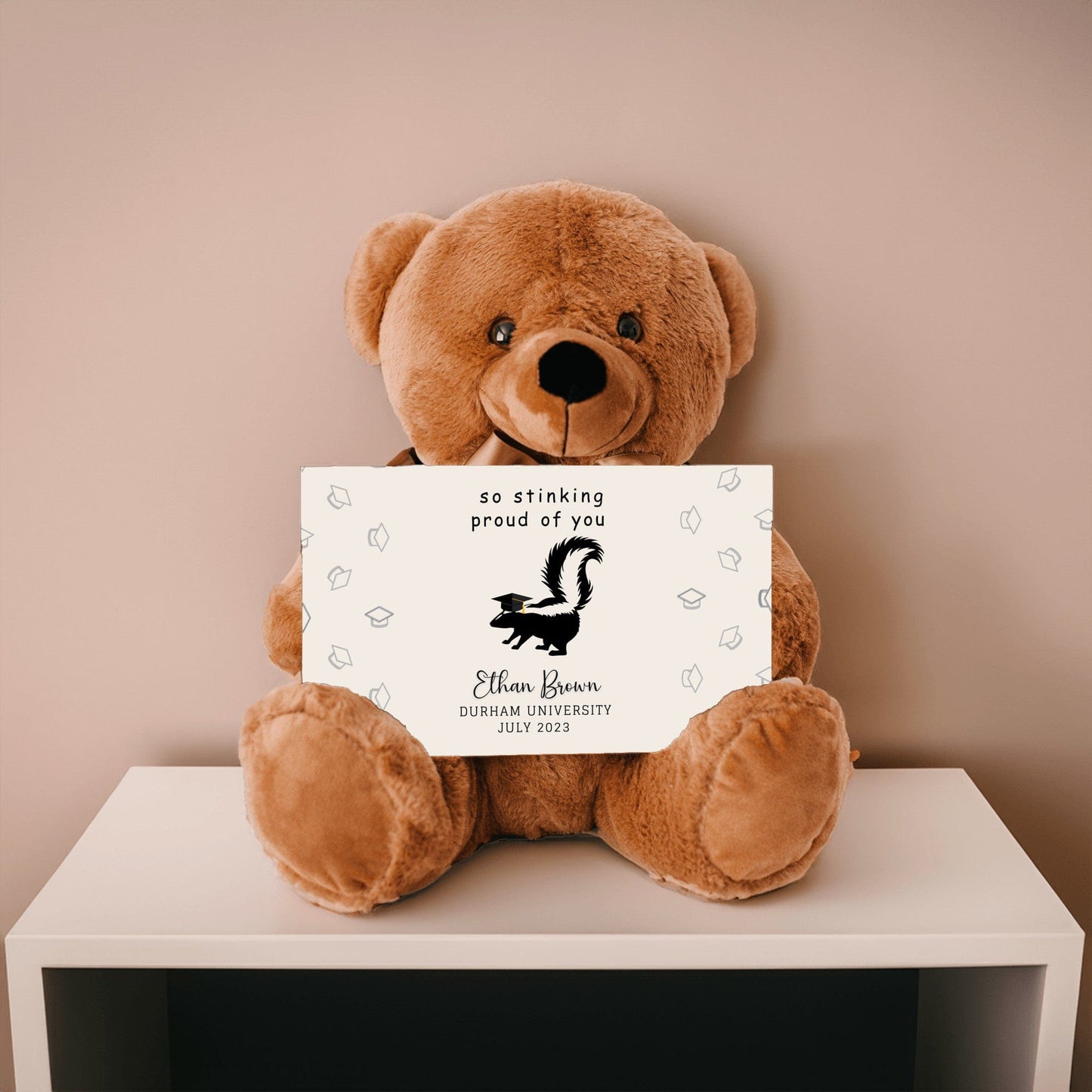 Personalized Graduation Teddy Bear Gift