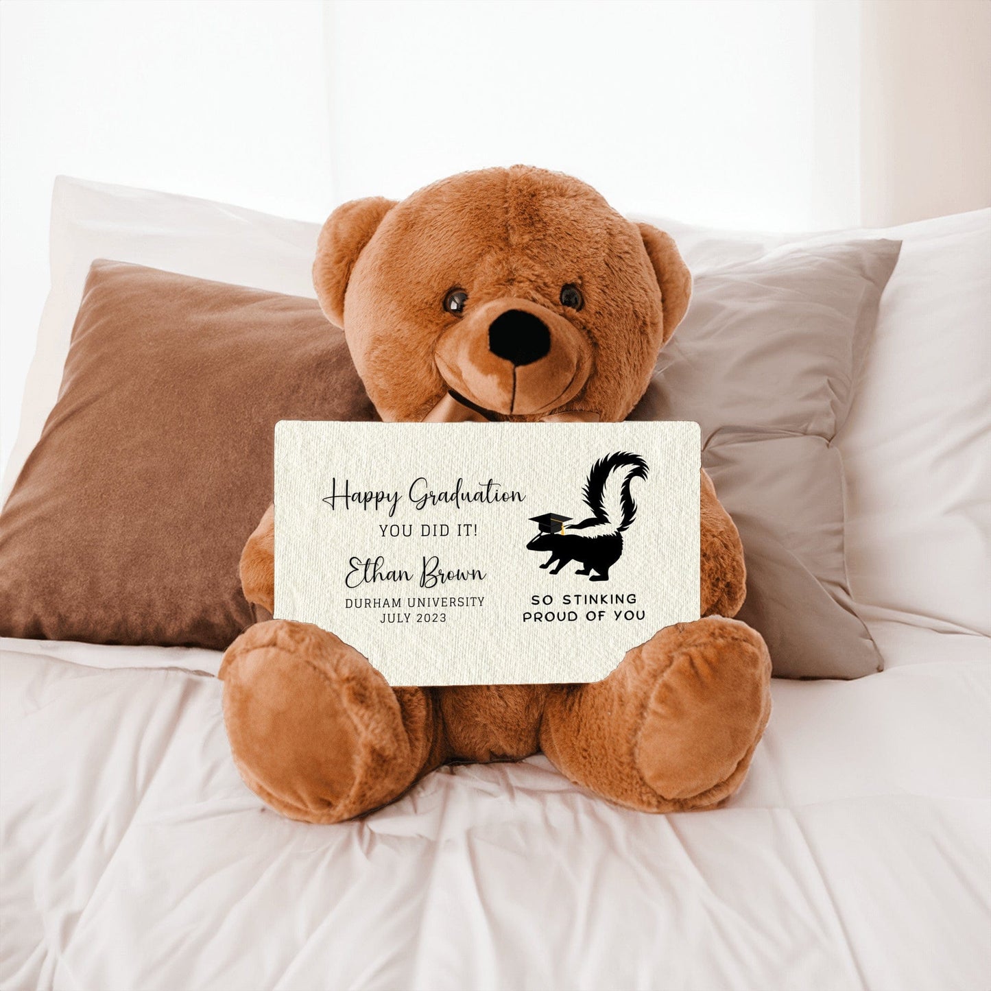 Personalized Graduation Teddy Bear Gift