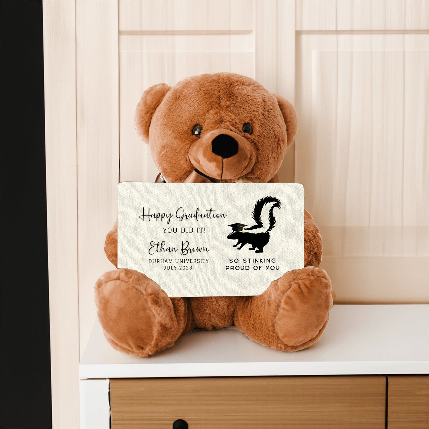 Personalized Graduation Teddy Bear Gift