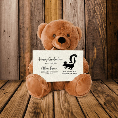 Personalized Graduation Teddy Bear Gift