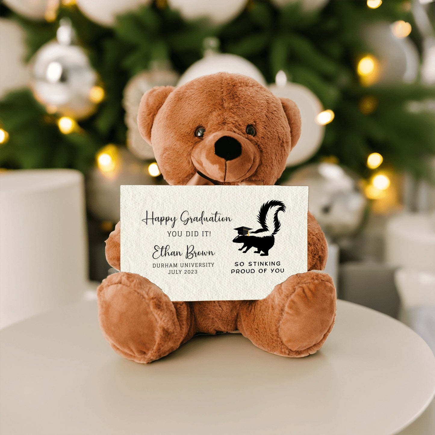 Personalized Graduation Teddy Bear Gift