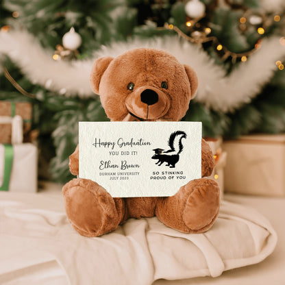 Personalized Graduation Teddy Bear Gift