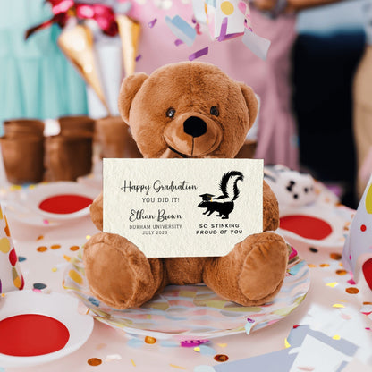 Personalized Graduation Teddy Bear Gift