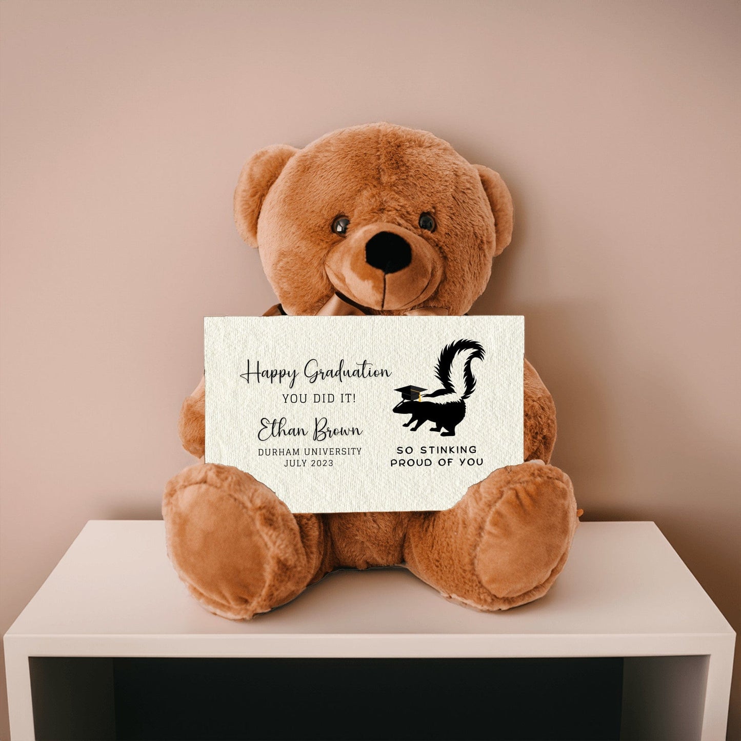 Personalized Graduation Teddy Bear Gift