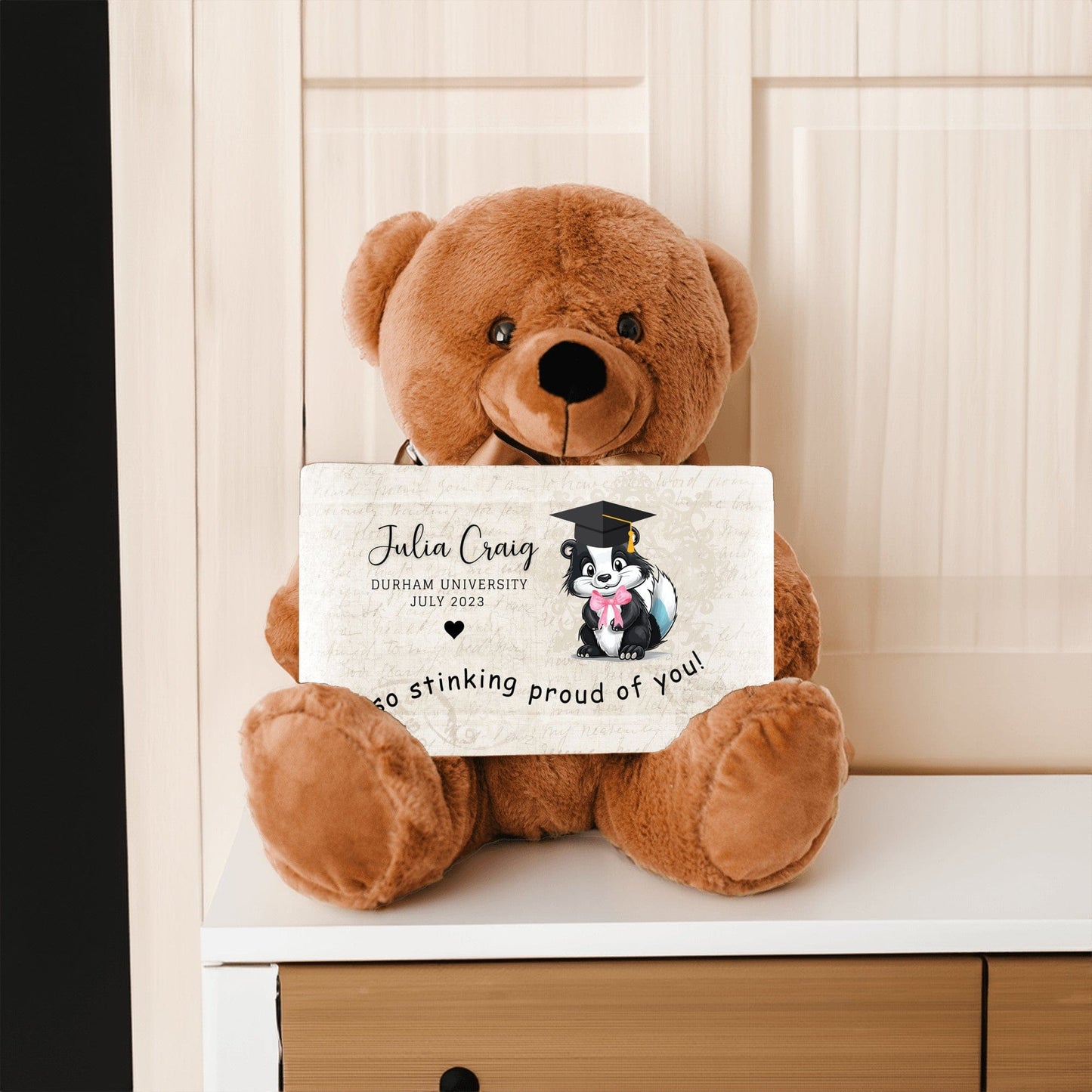 Personalized Graduation Teddy Bear Gift