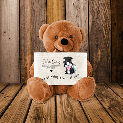 Personalized Graduation Teddy Bear Gift