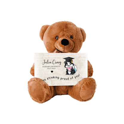 Personalized Graduation Teddy Bear Gift