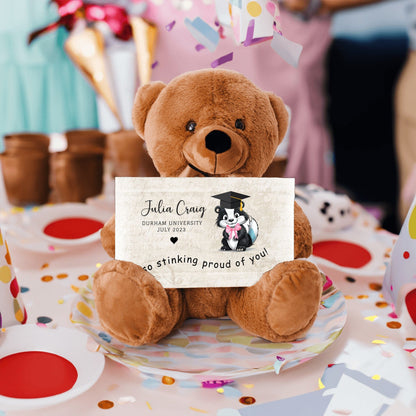 Personalized Graduation Teddy Bear Gift