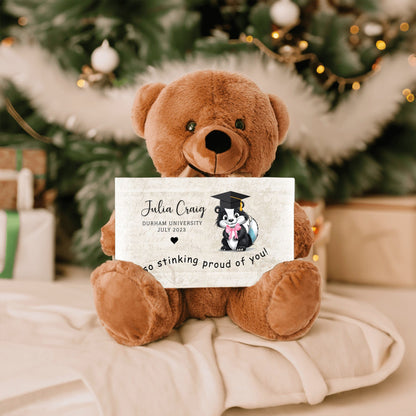 Personalized Graduation Teddy Bear Gift