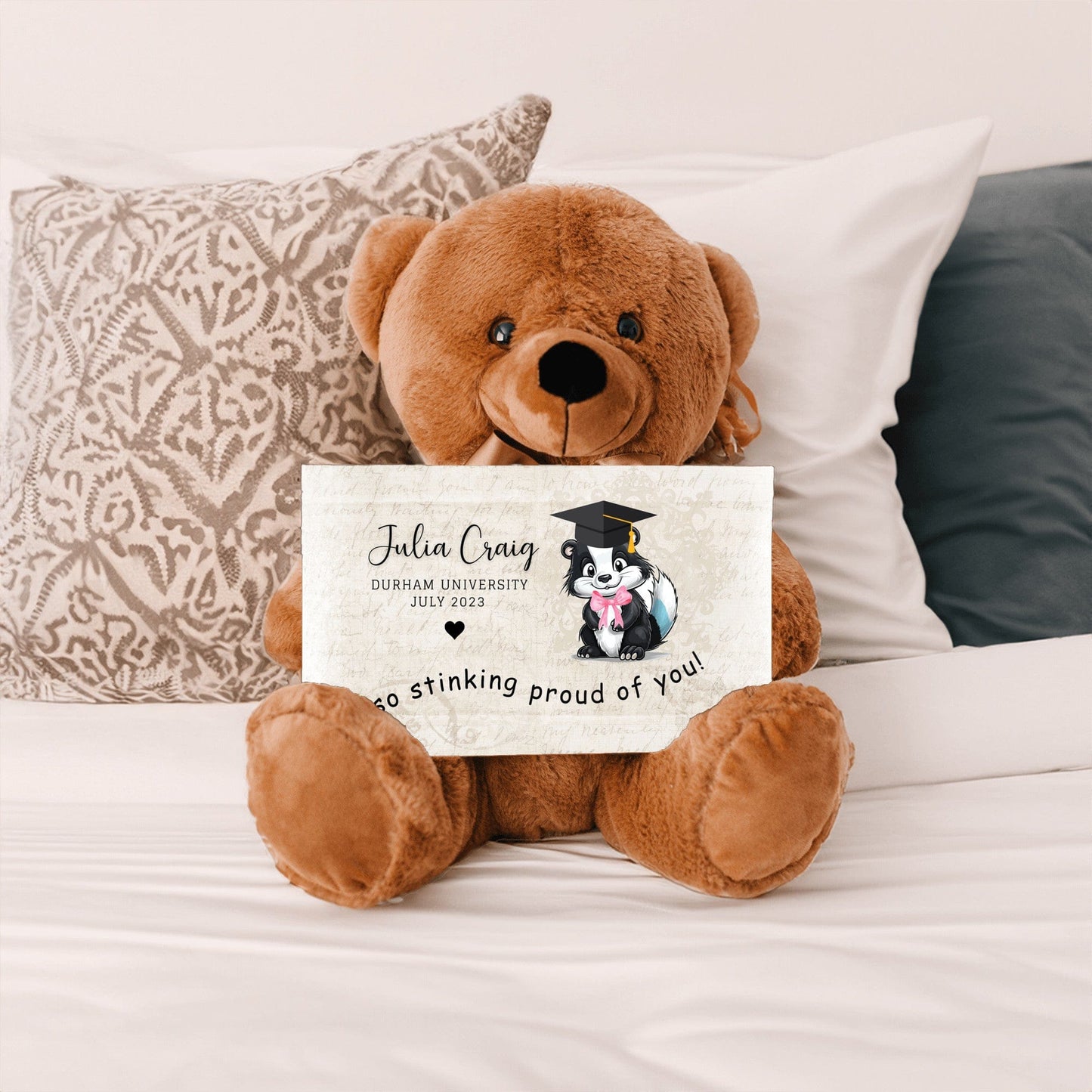 Personalized Graduation Teddy Bear Gift