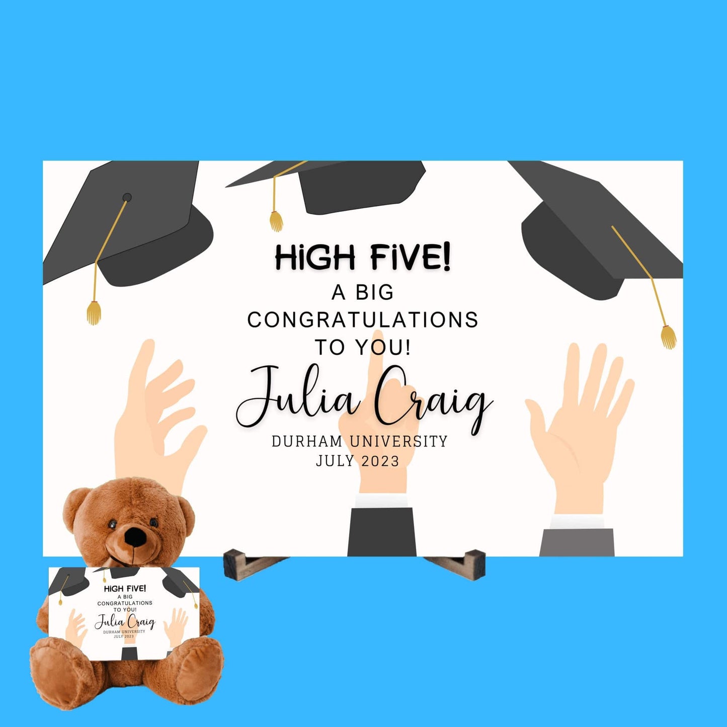 Personalized Graduation Teddy Bear Gift